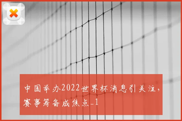 中国举办2022世界杯消息引关注,赛事筹备成焦点_1
